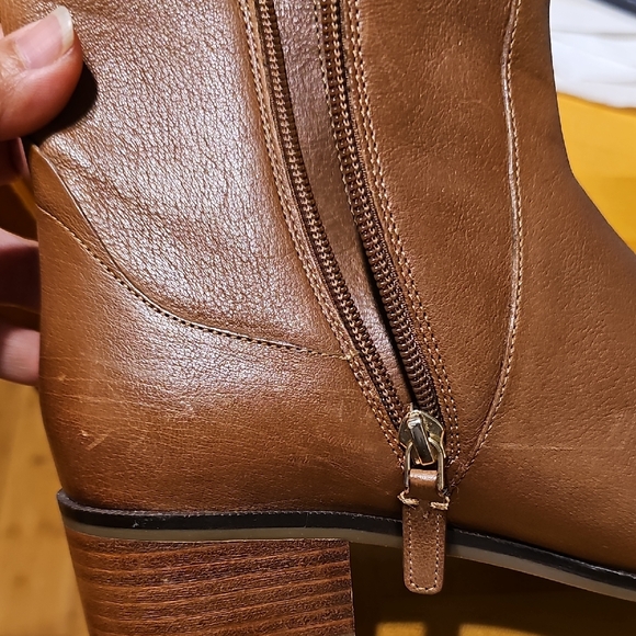 Cole Haan Brown Leather Ankle Boots - Picture 7 of 10